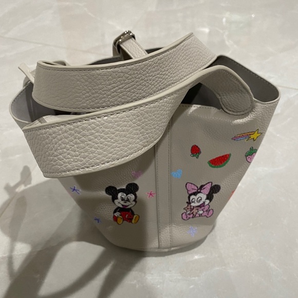 Cute gray bucket bag - Picture 2 of 4